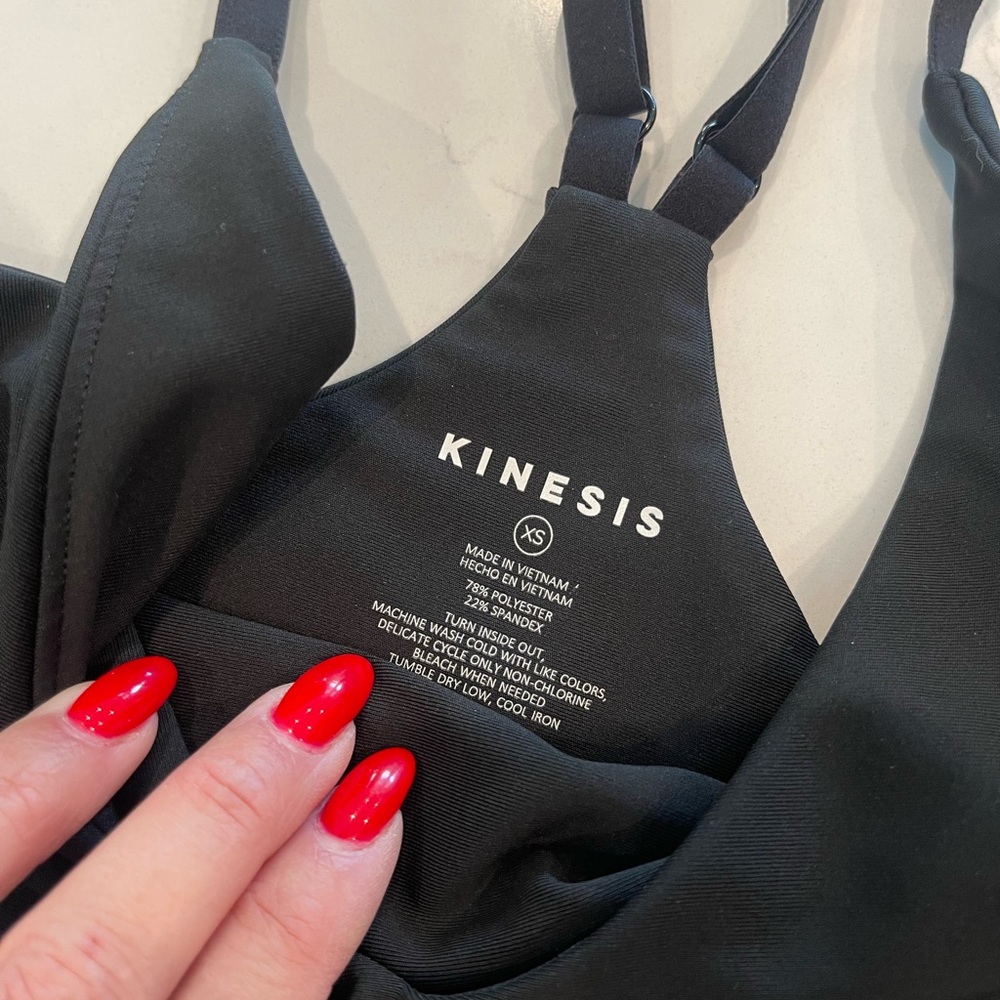 KINESIS Black Sports Bra